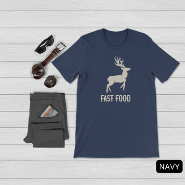 Unisex Fast Food Hunting Tshirt for Men